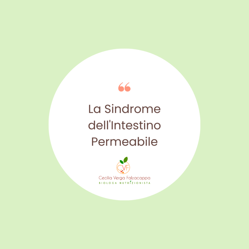 La Sindrome dell’intestino permeabile o Leaky Gut. Cos’è, perché insorge e come si tiene a bada.